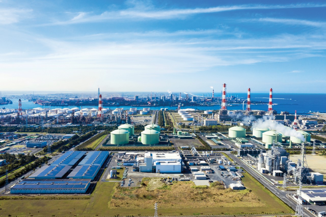Factory Aerial View